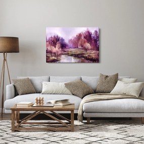 Kép - Őszi tájképfestés (90x60 cm)