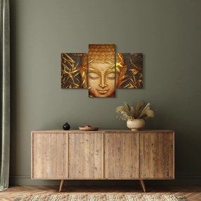 Kép - arany Buddha (90x60 cm)