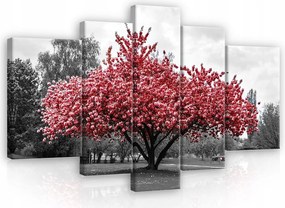 Vászonkép Falra Fa Természet Kilátás A Hálószobába 5 Részes 170x100