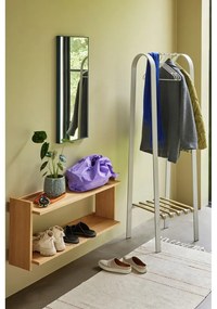 Natúr színű többszintes fali polc tölgyfa dekorral 100 cm Forma – Hübsch