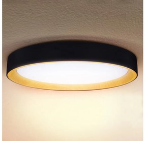 Brilagi - LED dimmelhető mennyezeti lámpatest LARIOS LED/72W/230V fekete Ø 59 cm + távirányító