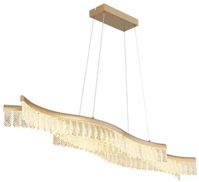 Globo 67348HG - LED Csillár zsinóron JULIET LED/35W/230V 3200K arany