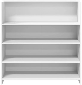 recepciós pult fehér 100x50x103,5 cm szerelt fa