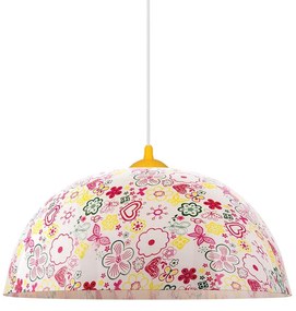 Prezent 74201 - Gyerek csillár zsinóron FLOWERS 1xE27/60W/230V