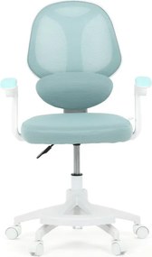 Junior Irodai forgószék kék mesh kárpittal. KA-W8008 BLUE