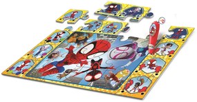 Pókember Spidey and Friends interaktív 24 db-os puzzle Clementoni