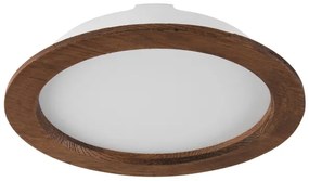 LED Beépíthető lámpa WOODY SPOT LED/23,5W/230V 4000K cseresznye ø 23,5 cm