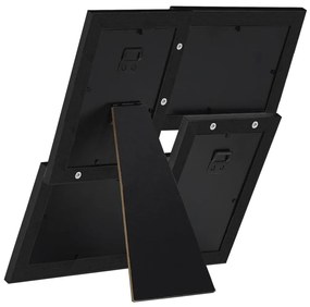fekete MDF fényképkeretszett 4 db 13 x 18 cm-es képhez