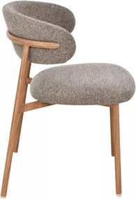 Elton II étkezőszék cappuccino/tölgy