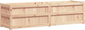 vidaXL tömör fenyőfa kerti virágláda 180 x 50 x 50 cm