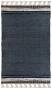 Civil sötétkék kétoldalas kültéri szőnyeg újrahasznosított műanyagból, 120 x 180 cm - Green Decore