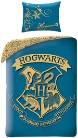 Harry Potter Hogwarts kék gyermek ágyneműhuzat