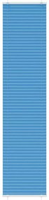 pliszírozott redőny kék 45x200 cm Szövetszélesség 44,4 cm