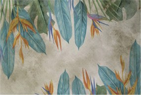 Stílusos Dekoratív Fotótapéta Flizelin Trópusi virágok 104x70 Ragasztó