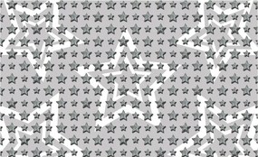 Fotótapéta Geometriai absztrakt szürke-fehér metál 200x140 +ragasztó