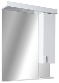 Viva STYLE Tükrös fürdőszobai szekrény LED világítással - JOBBOS szekrénnyel - 65 x 97 x 17 cm