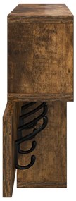 Fali Kabáthorog Füstölt tölgy 100 x 12 x 43.5 cm Faanyag