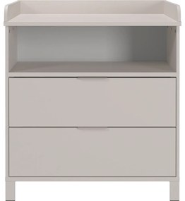 Krémszínű gyerek komód pelenkázó feltéttel 89x102x77 cm Alkmaar – Germania