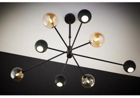 Jupiter 1994 - Csillár rúdon MOKA 4xGU10/10W/230V + 4xG9/10W/230V fekete/bézs