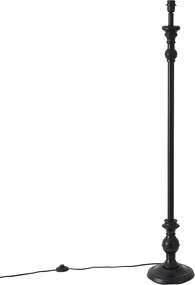 Klasszikus állólámpa fekete színben, búra nélkül - Classico