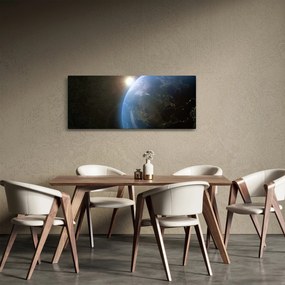 A táj képe az űrből (120x50 cm)