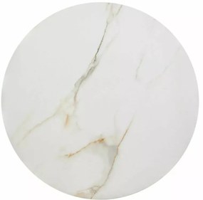 Portafino A dohányzóasztal szett fehér, arany 60/45 cm