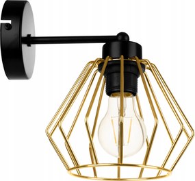 Fali Lámpa Arany Led Plafon Drót