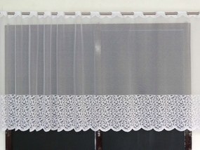 Mg Irigység jacquard 4443 fehér 90cm 280x90cm Kész K