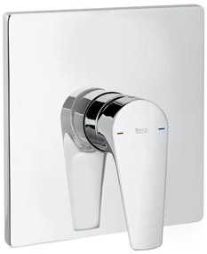 Roca A5A2B90C00 - ATLAS falba süllyesztett zuhanycsaptelep, fényes króm