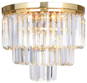 Zuma Line C17106/1 - Mennyezeti lámpa AMEDEO 1xE27/40W/230V arany