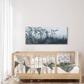 Kép - bambusz a falon (120x50 cm)