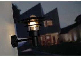 Nordlux - Kültéri fali lámpa LONSTRUP 1xE27/60W/230V IP44 fekete