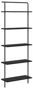 Könyvespolc Musta tammi 60 x 24 x 168 cm Faanyag