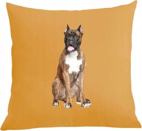 Párna párnahuzat nyomott mintás Boxer Kutya