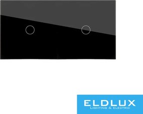 ELDLUX ELDTREND kettes sorolĂł Ă©rintĆpanel fekete