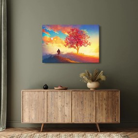 Egy fa képe a dombon (90x60 cm)