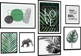 Giga Készlet 7db-os képek Nagy keretben KP139