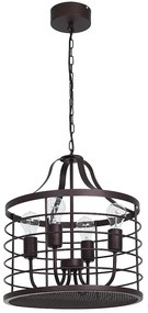 Csillár láncon SINGLE 6 4xE27/60W/230V