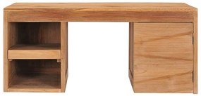 Tömör tíkfa dohányzóasztal 90 x 50 x 40 cm