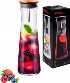 Üveg limonádés kancsó Simax l Ital- és sangriatartó Szűrővel