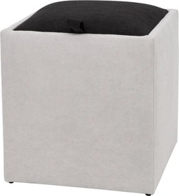 Box puff - K08/K06 szövet - krém/fekete R