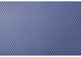 Kék komód tölgyfa dekorral 80x100x45 cm June – Zuiver