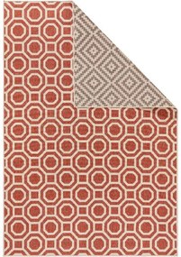 Megfordítható szőnyeg Terrazzo bézs/piros 160x235 cm