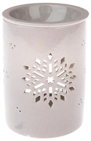 Szürke porcelán aromalámpa, 12,2 cm - Dakls