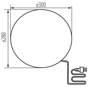 Kanlux 24651 - Kültéri lámpa STONO 1xE27/25W/230V, 30 cm, IP65