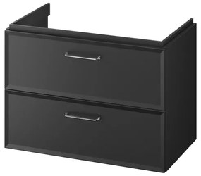 Cersanit S1017-003 - MILLE függesztett mosdószekrény 80x45 cm, fekete