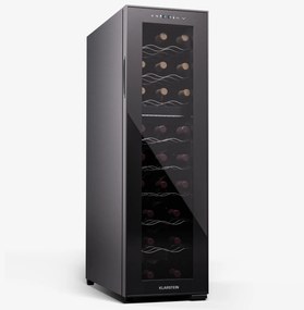 Klarstein Shiraz 24 Duo, borhűtő, 2 zóna, 75 l/24 palack, 5-18 °C, érintésvezérlés