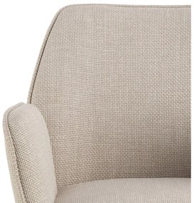 Bézs állítható magasságú karfás bárszék (ülésmagasság 85 cm) Glenda – Actona