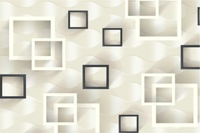 Geometriai absztrakt kép (90x60 cm)