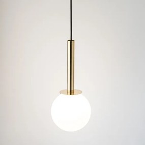 Csillár zsinóron DAISY 1xG9/12W/230V átm. 14 cm arany/fekete/fehér